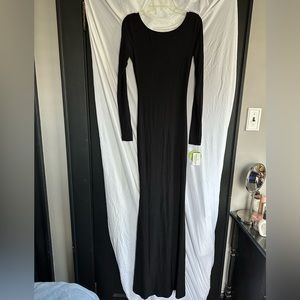 Long black dress